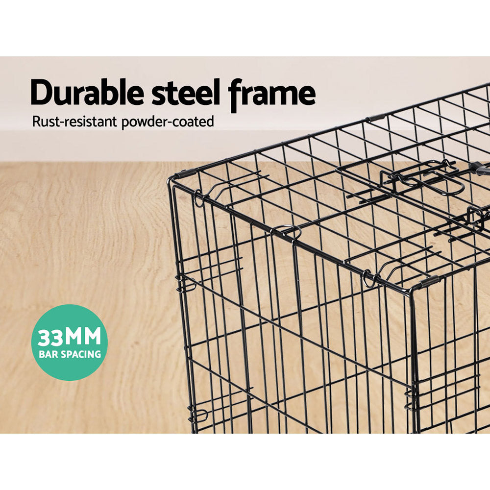 i.Pet Dog Cage Crate Kennel 3 Doors