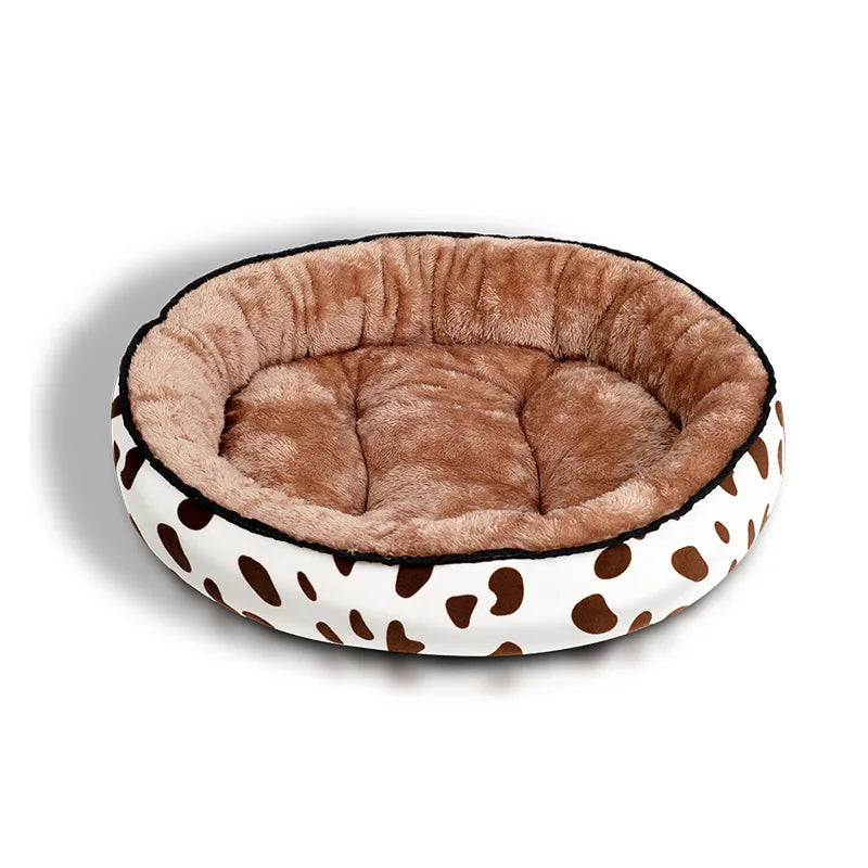 Double-Sided Soft Cotton Dog Bed – Washable, Warm & Cozy for Small & Medium Dogs