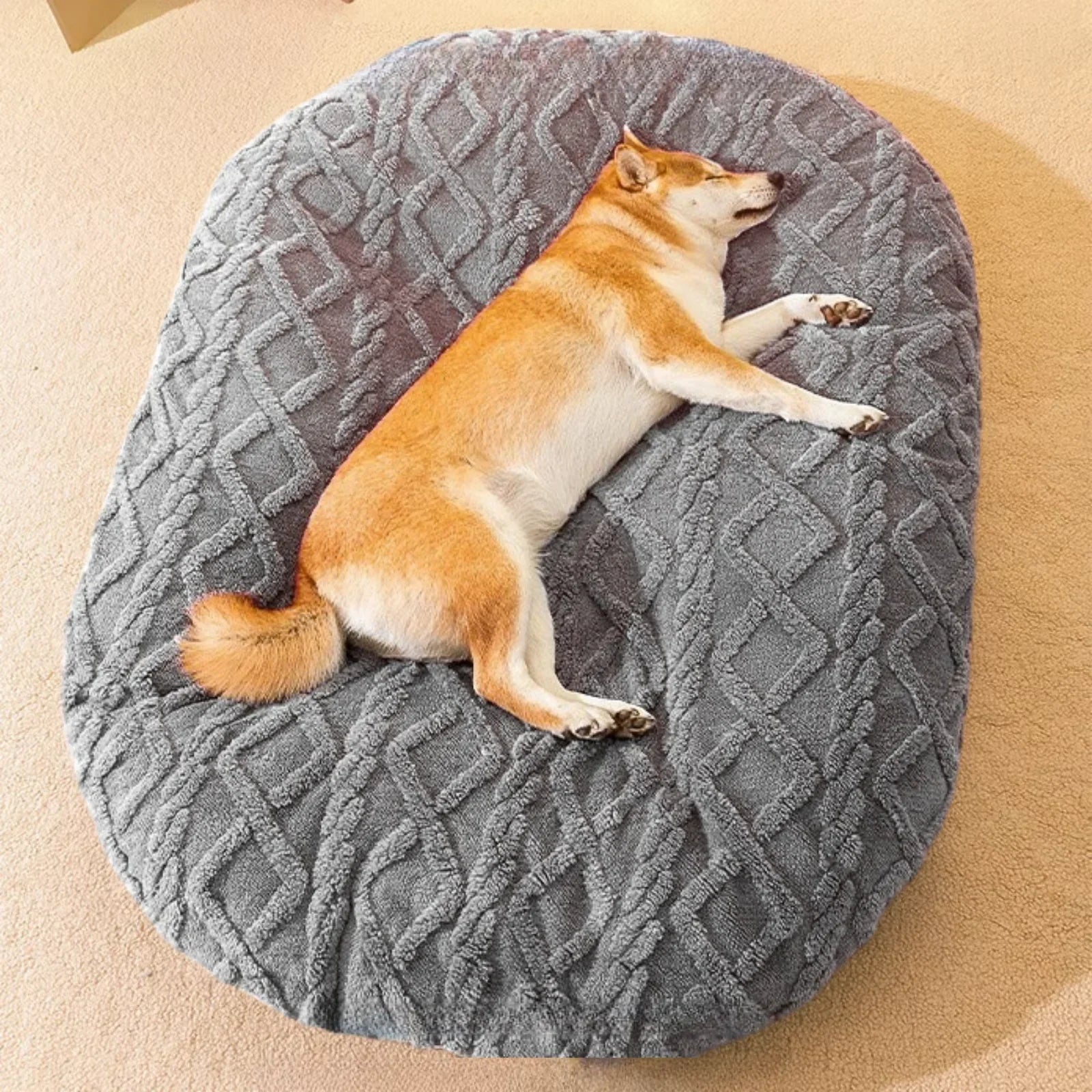 Breathable Calming Dog Bed – Soft, Durable & Non-Slip Sleeping Mat for Small to Large Dogs
