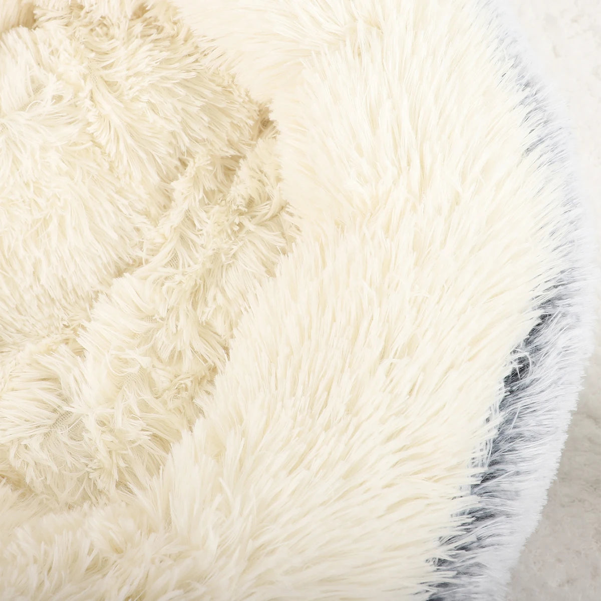 Plush Donut Dog Bed – Round, Soft & Cozy Cushion for Small to Large Dogs