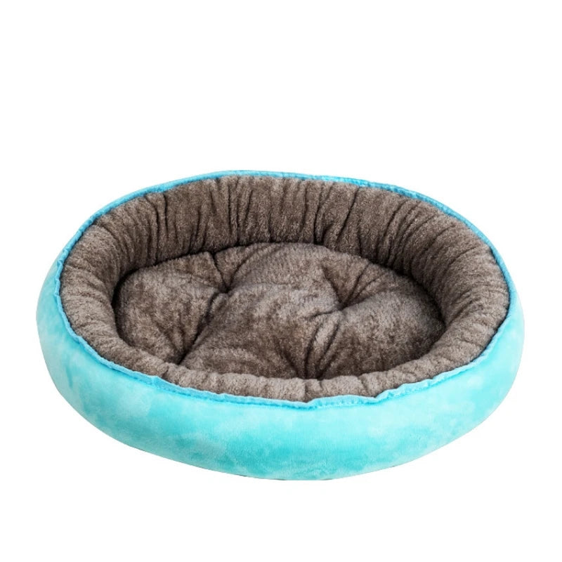 Double-Sided Soft Cotton Dog Bed – Washable, Warm & Cozy for Small & Medium Dogs