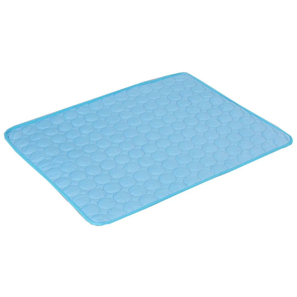 Pet Cooling Mat – Ice Silk Summer Sleeping Pad for Dogs, Moisture-Proof & Breathable (5 Sizes)