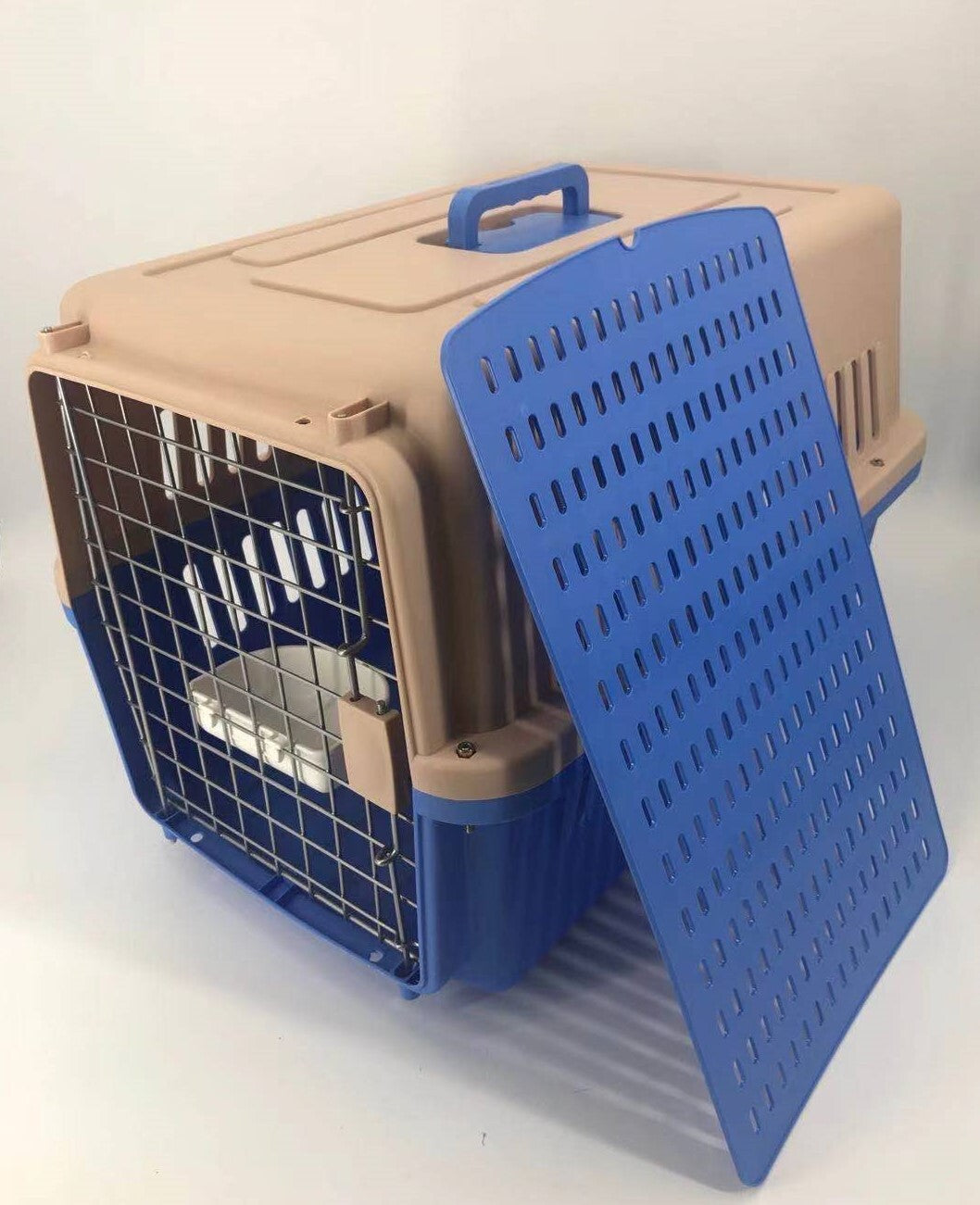 YES4PETS Dog Cat Crate Pet Carrier Rabbit Airline Cage With Tray And Bowl
