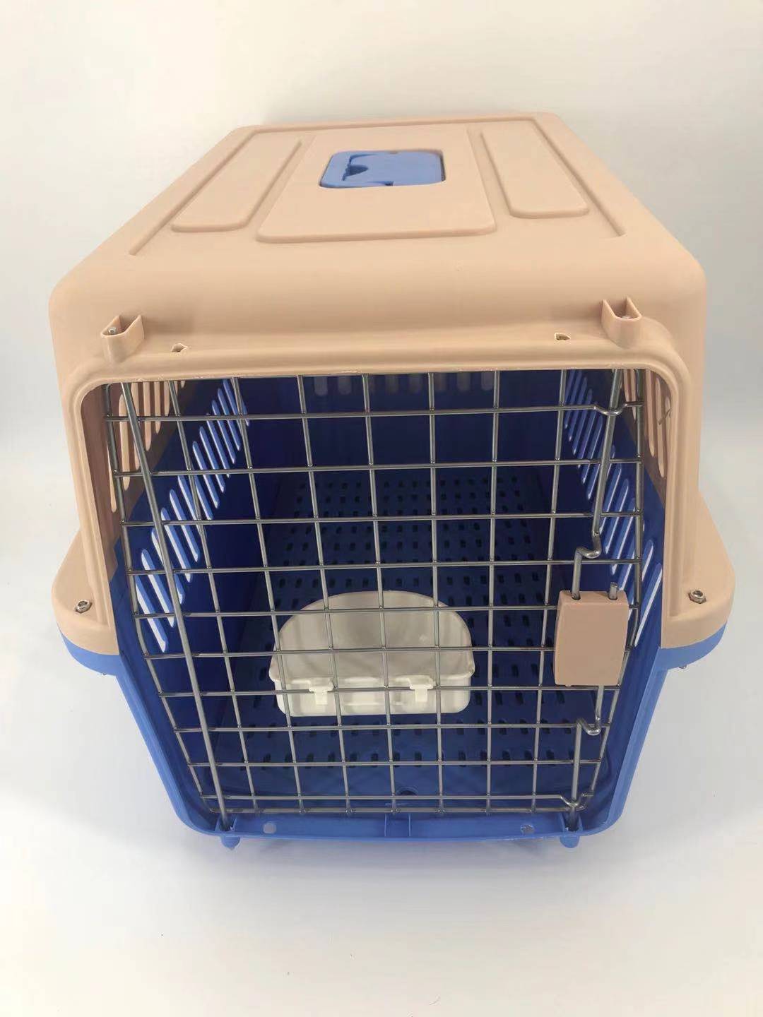YES4PETS Dog Cat Crate Pet Carrier Rabbit Airline Cage With Tray And Bowl