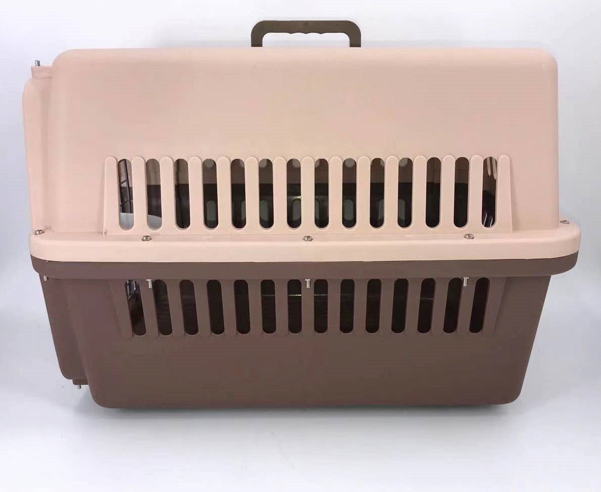YES4PETS Dog Cat Crate Pet Carrier Rabbit Airline Cage With Tray And Bowl