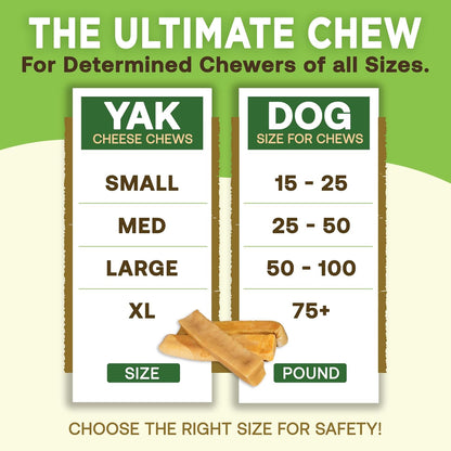 Gold Yak Chews for Large Dogs – Premium Natural Dog Treat