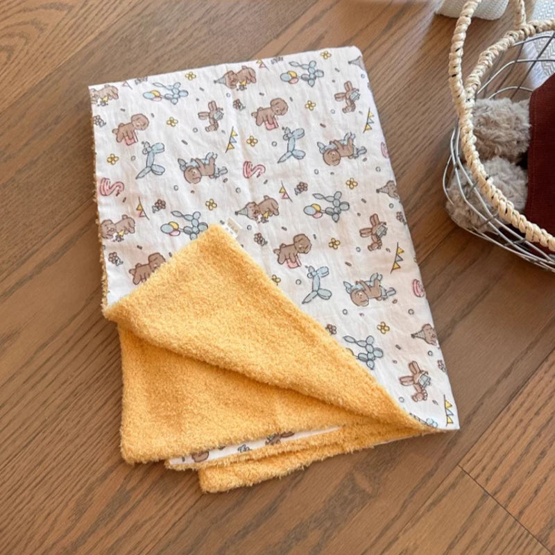 Soft Dog Bed Blanket – Warm Plush Cushion Mat for Small to Large Dogs